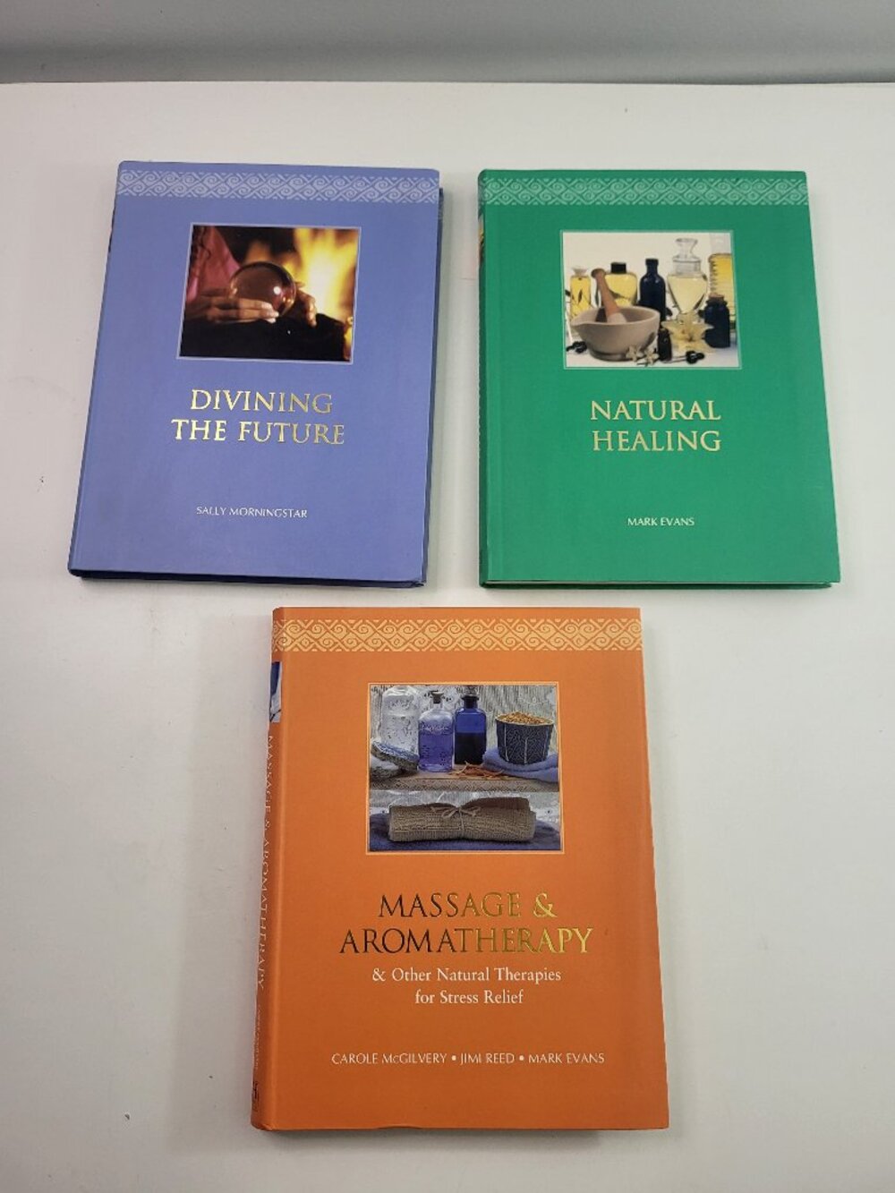 Alternative Health & Wellness Hardcover Book Lot of 3 - Natural Healing, Massage